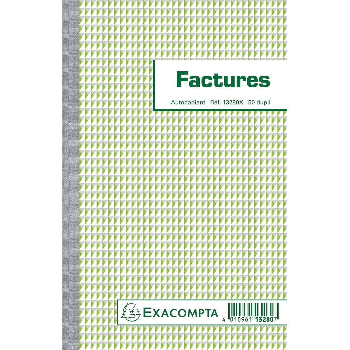 Exacompta -  facturen, ft 21 x 13,5 cm, dupli, Franstalig