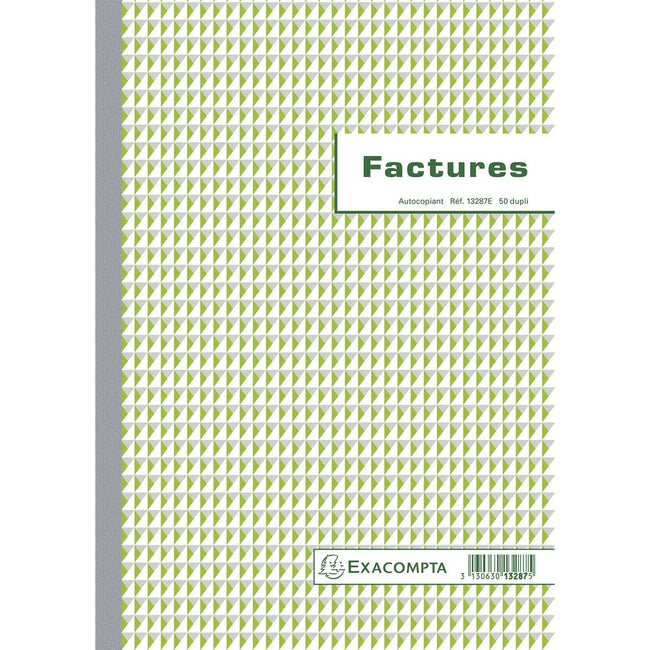 Exacompta -  facturen, ft 29,7 x 21 cm, dupli, Franstalig