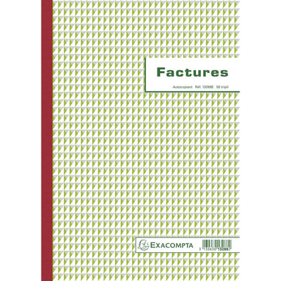 Exacompta - factures, pi 29,7 x 21 cm, tripli, français