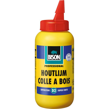 Bison - Holzleim Original, weiß, Flasche mit 250 Gramm
