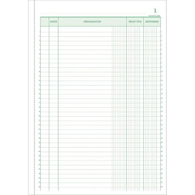 Exacompta – Editionen, ft 29,7 x 21 cm, auf Französisch