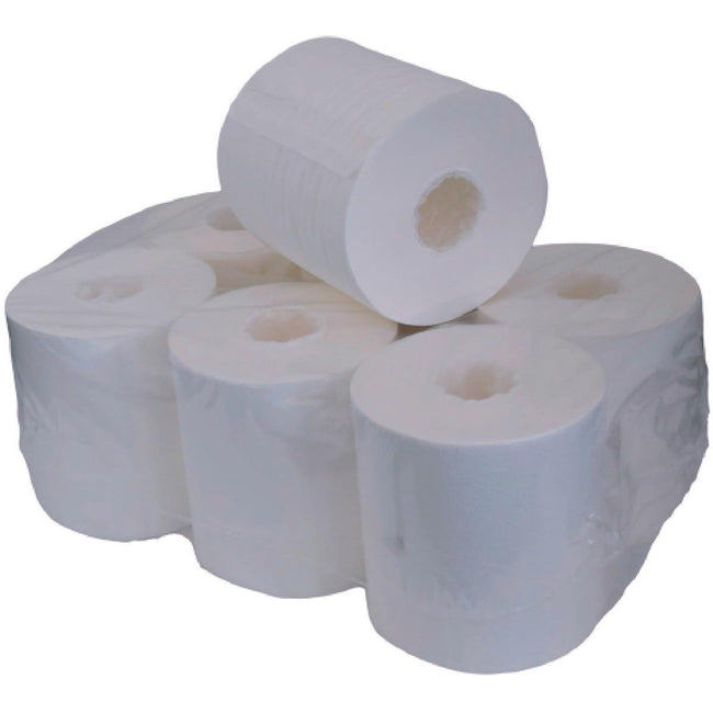 Klika - Papier nettoyant Midi, 1 couche, 275 m, paquet de 6 rouleaux