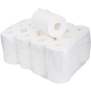 Klika - Reinigungspapier Mini, 2-lagig, 70 m, Packung mit 12 Rollen