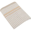 Klika - Serviette, ft 50 x 70 cm, gaufrée, beige, lot de 3