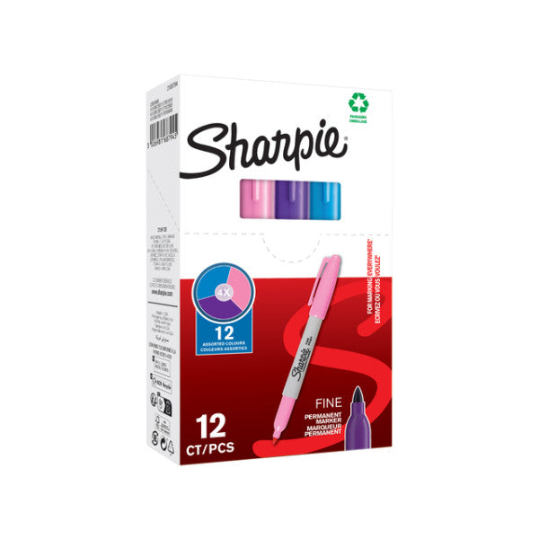 Sharpie - Viltstift ie rond 0.9mm assorti