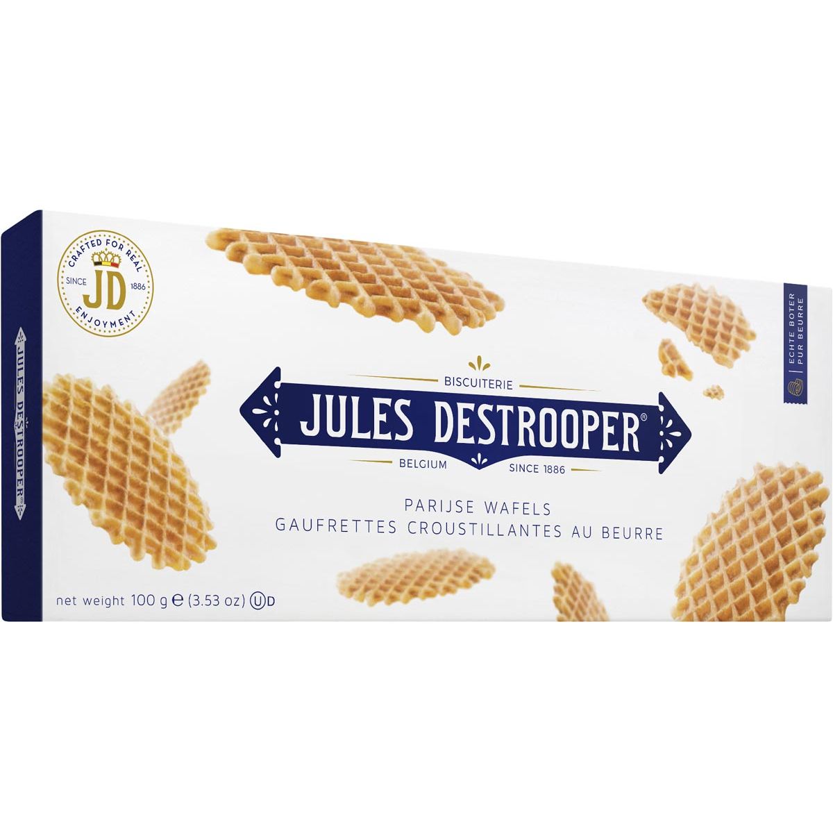 Jules Destroper - Waffles parisienne, 100 g Box