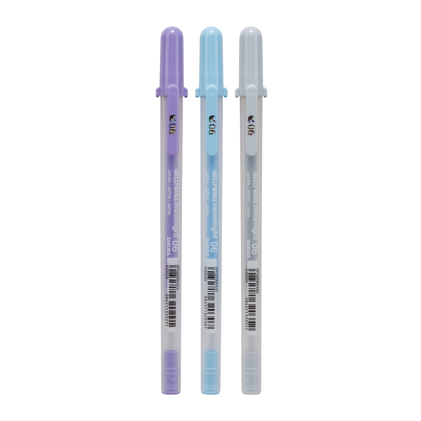 Sakura - Gel Writer Gelly Roll Moonlight 06 ruhiges Set mit 3 Farben