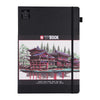 Sakura - Carnet de croquis 80 feuilles blanches 140gr 210x297mm noir | 5 pièces