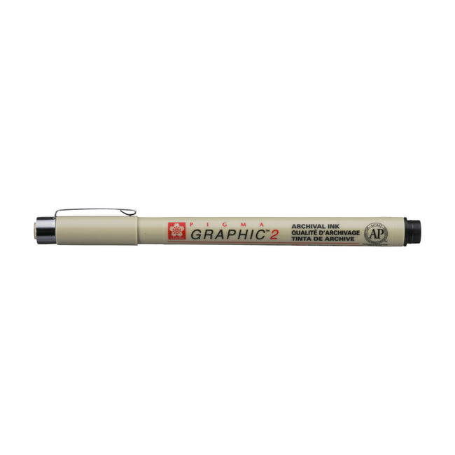 Sakura – Fineliner Pigma Graphic 2 2,0 mm schwarz