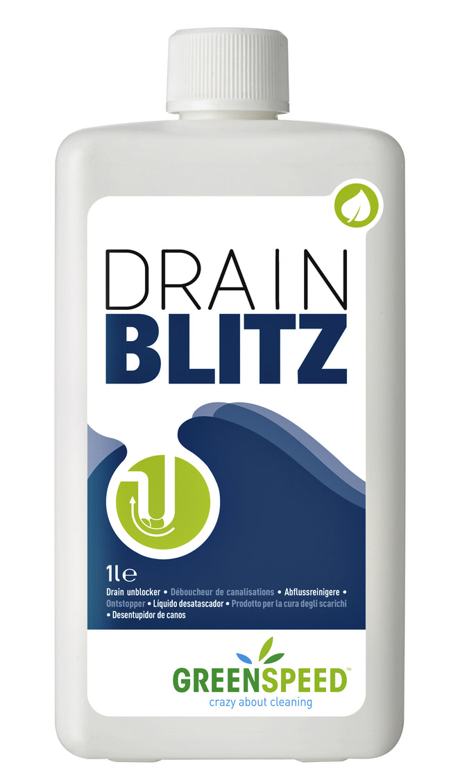 Greenspeed - Déboucheur Drain Blitz 1 litre | 8 pièces