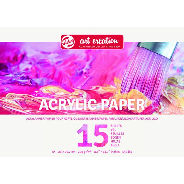 Talens Art Creation - Acrylverfpapier art creation a4 15vel 290gr