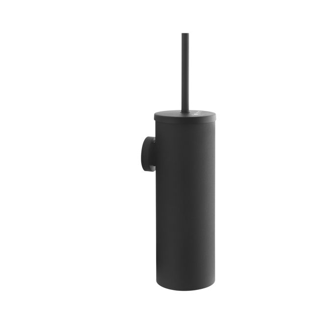 BlackSatino -  Toiletborstelset  metaal zwart