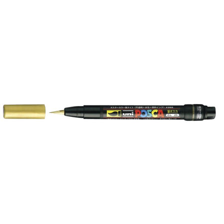 Posca -  Paintmarker uni  pcf350 brush 1-10mm goud