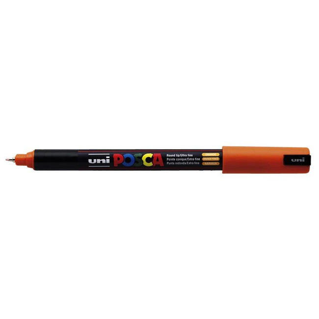 Posca - Paintmarker Uni PC1MR extra fein dunkelorange | 12 Stück