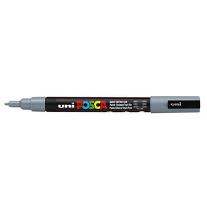 Posca -  Paintmarker uni  pc3m f grijs | 6 stuks