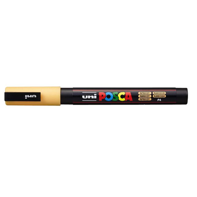 Posca - Marqueur Uni PCfine abricot | 6 pièces