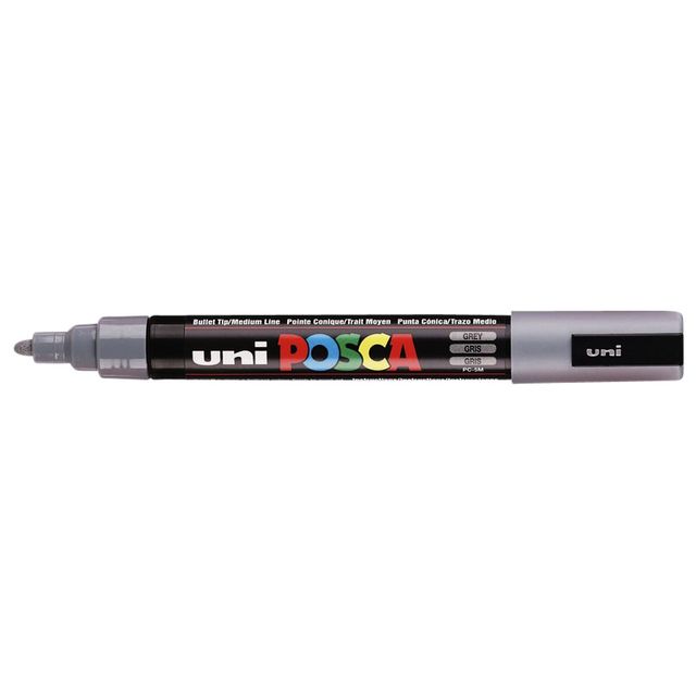 Posca -  Paintmarker Uni  PC5M medium grijs | 6 stuks