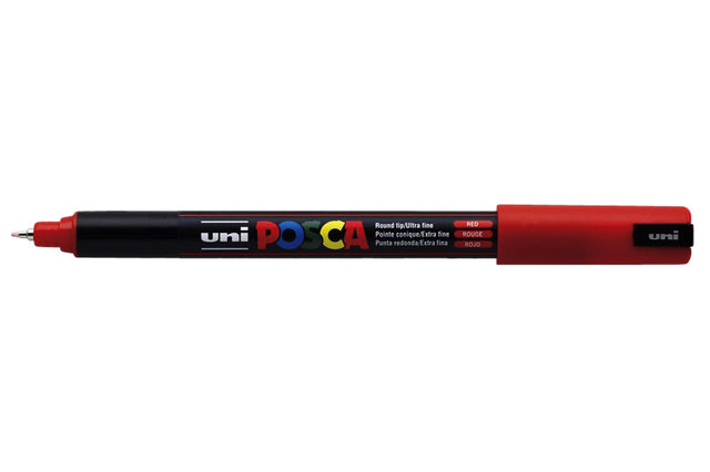 Posca - Paintmarker Uni PC1MR extra fein rot | 6 Stück