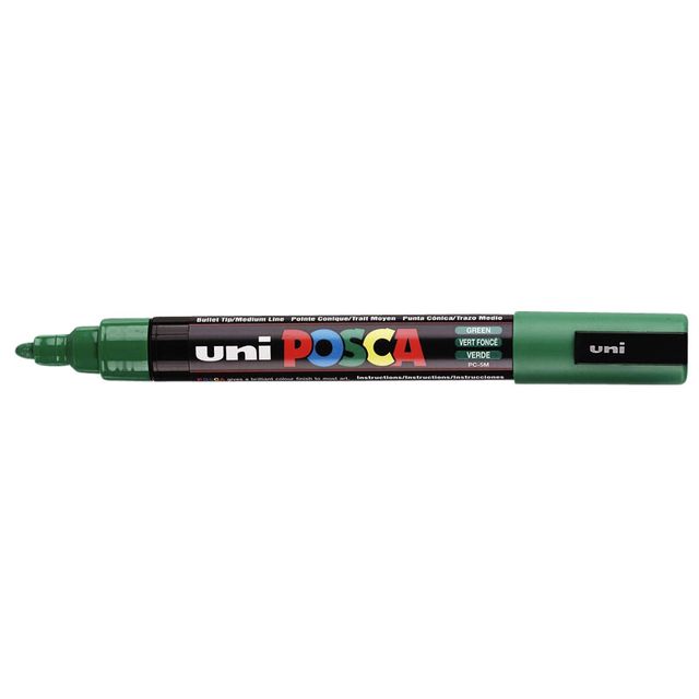 Posca -  Paintmarker uni  pc5m m donkergroen | 6 stuks