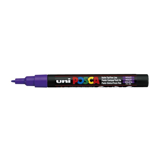 Posca -  Paintmarker uni  pc3m f paars | 6 stuks