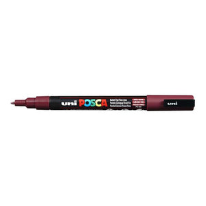 Posca -  Paintmarker Uni  PCfijn wijnrood | 12 stuks