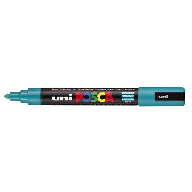 Posca - Paintmarker Uni PC5M mittel smaragdgrün | 6 Stück