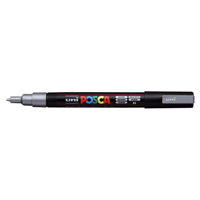 Posca - Marqueur Uni PCfine argent | 12 pièces