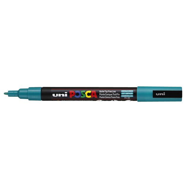 Posca - Marqueur Uni PCfine vert émeraude | 6 pièces