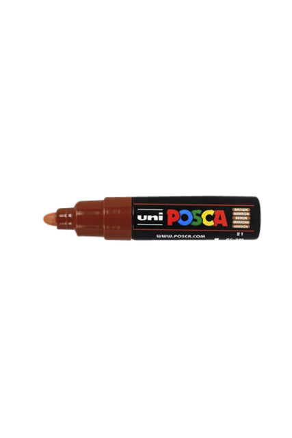 Posca - Verfstift posca pc7m b bruin | 6 stuks