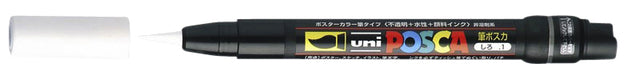 Posca - Marqueur Uni PCF350 Pinceau 1-10mm blanc