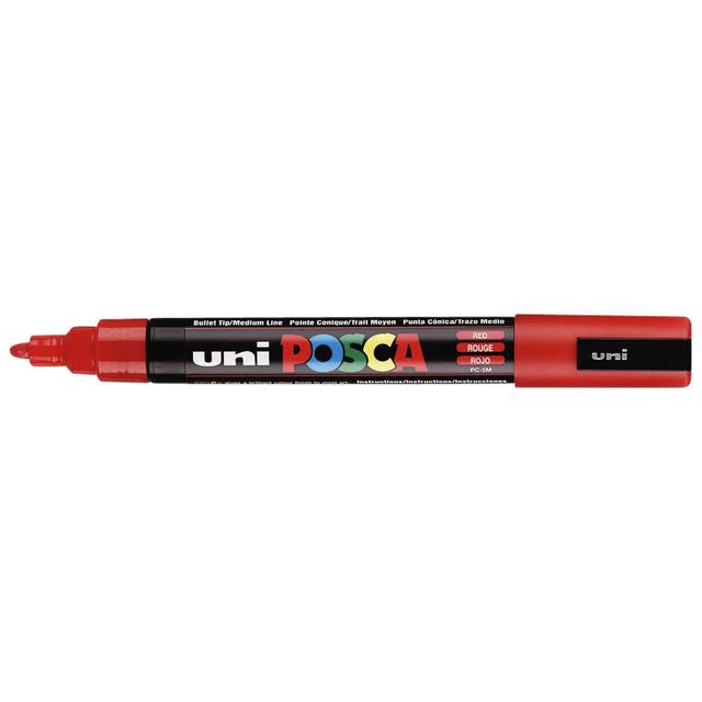 Posca - Paintmarker Uni PC5M mittelrot | 6 Stück
