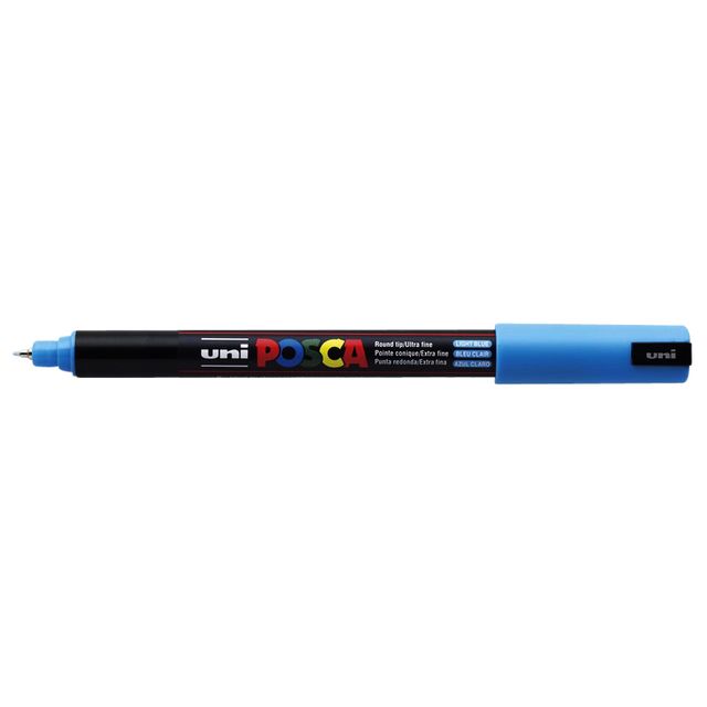 Posca - Paintmarker Uni PC1MR extra fein hellblau | 6 Stück