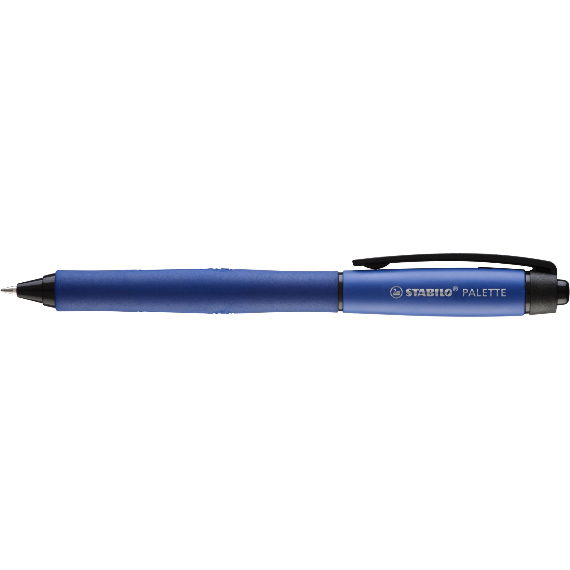 Stabilo -  PALETTE, rollerball met drukmechanisme, blauw, lijnbreedte F (0.4 mm), 10 stuks, blauw schrijvend