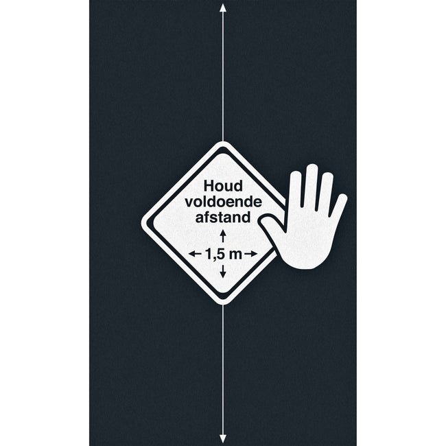 Kangaro - Fußmatte Abstand halten 90x150cm