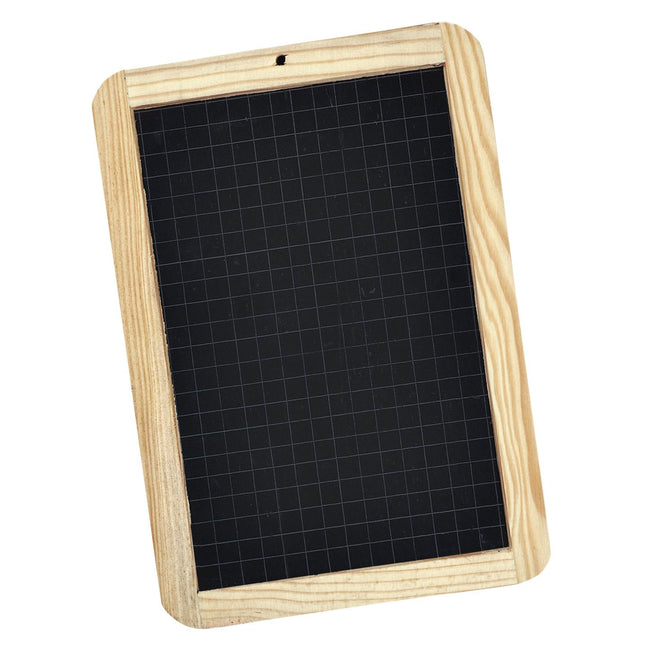 Giotto -  Krijtbord  houten frame 180x260mm geruit