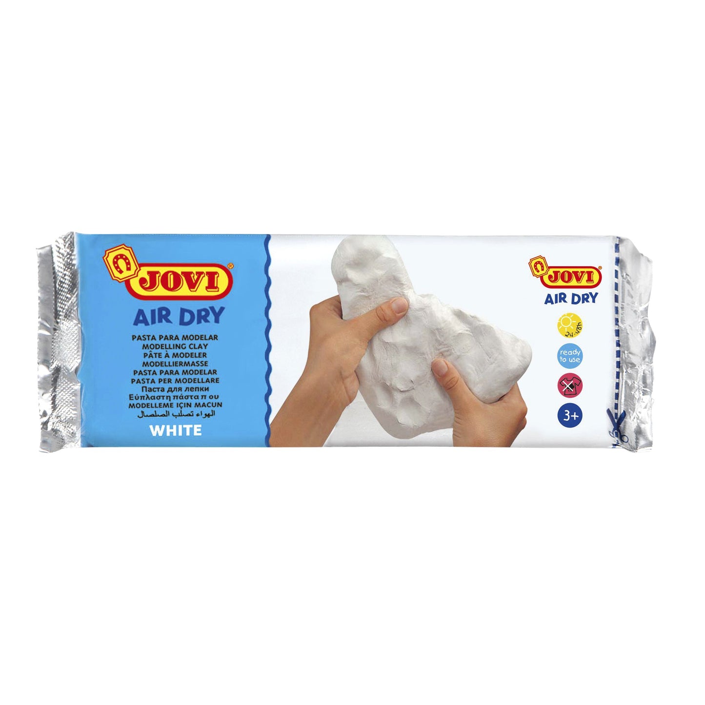 Jovi - Argile sèche à l'air libre 1kg blanche