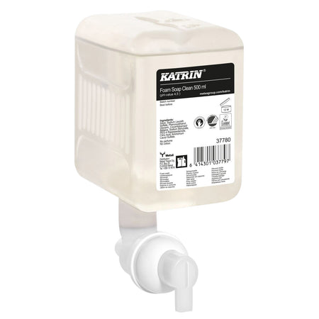 Katrin - Savon pour les mains Mousse propre 500ml 37780 | 12 pièces