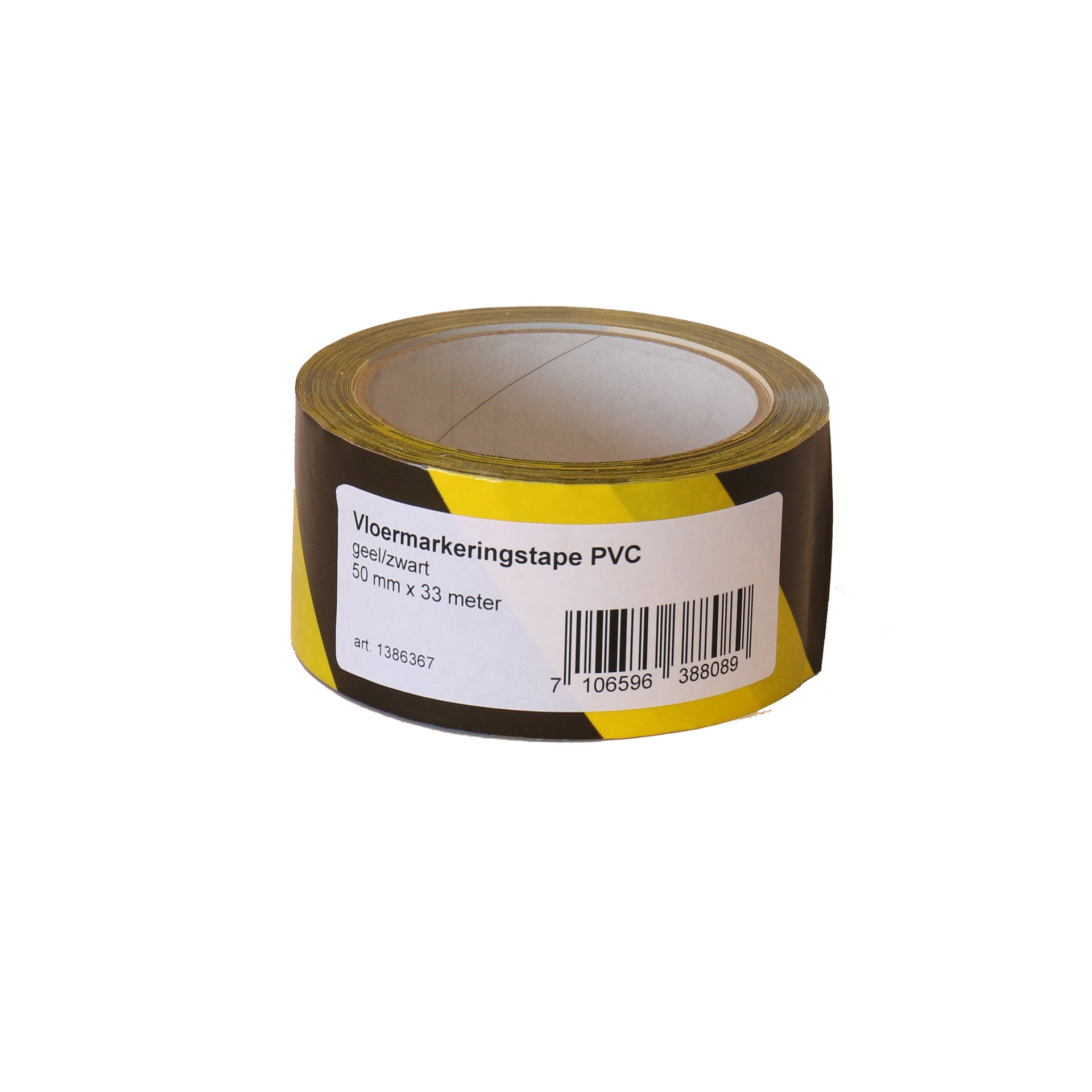 IEZZY -  Vloermarkeringse  50mmx33m zwart/geel