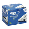 Giotto - Boîte à craies pour tableau noir de 100 pièces blanc