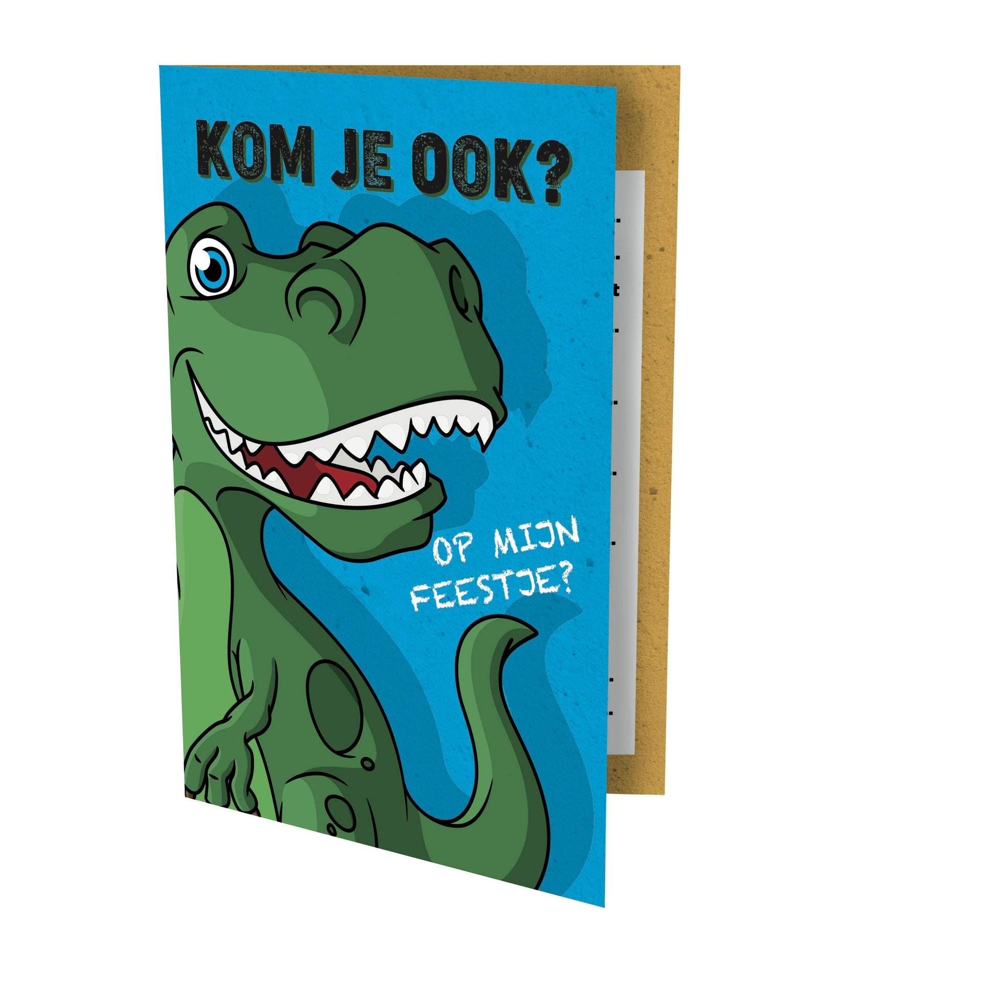 Interstat - Invitation Dinosaure 13,5x9cm