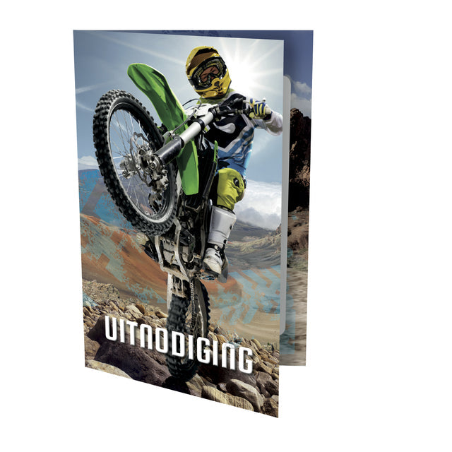 Interstat - Einladung Motocross 9x14cm | 6 Stücke