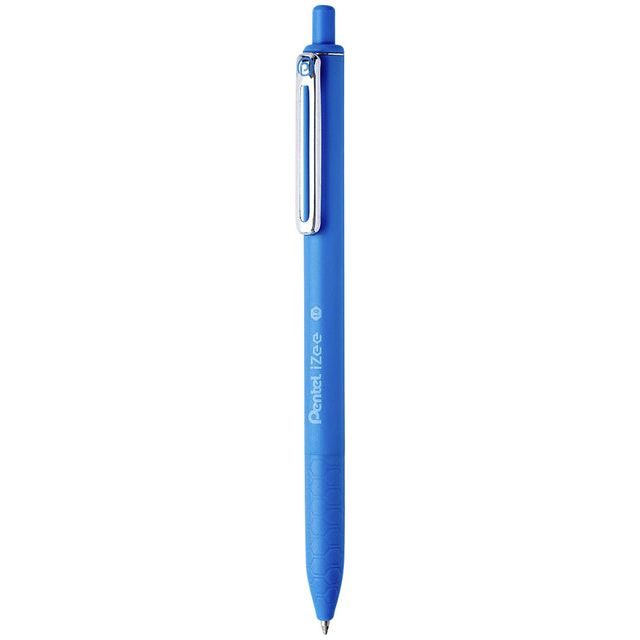 Pentel - Balpen  bx470 izee m lichtblauw | 12 stuks