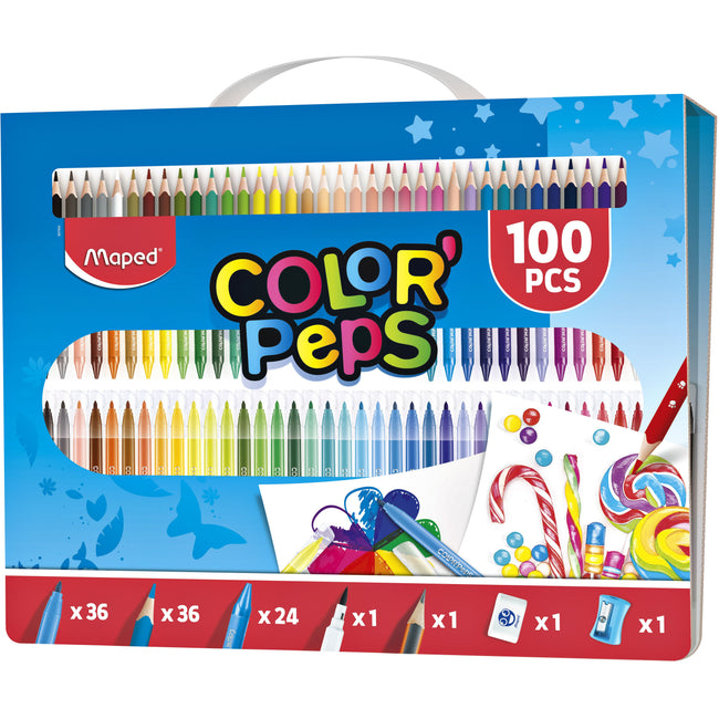 Maped - Set de dessin Color'Peps 100 pièces