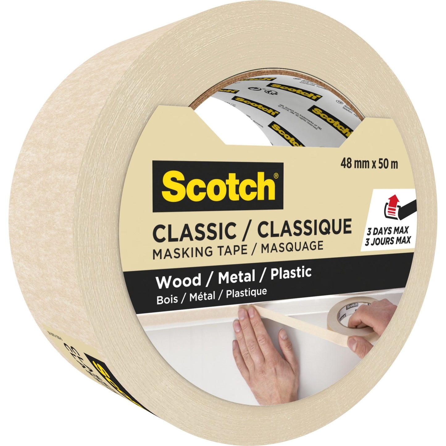 Scotch -  Afplake classic 48mmx50m beige | 12 stuks