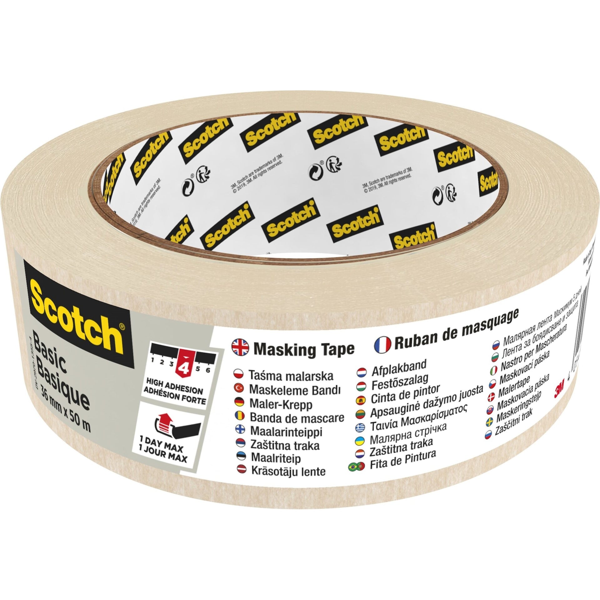 Scotch - Plaque Basic 36mmx50m beige