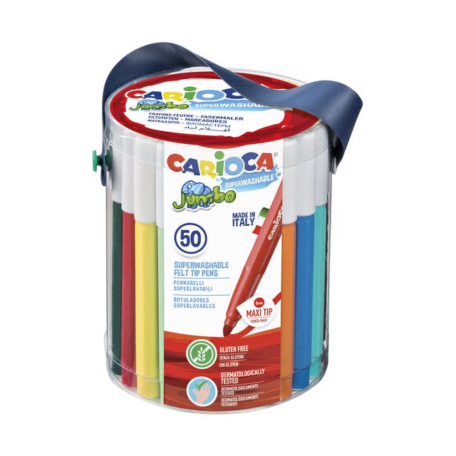 Cararioca - Felt -Tip Tick carioca jumbo maxi assorti 50st