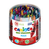 Carioca - Crayon de cire Maxi pot de 50 pièces assorties