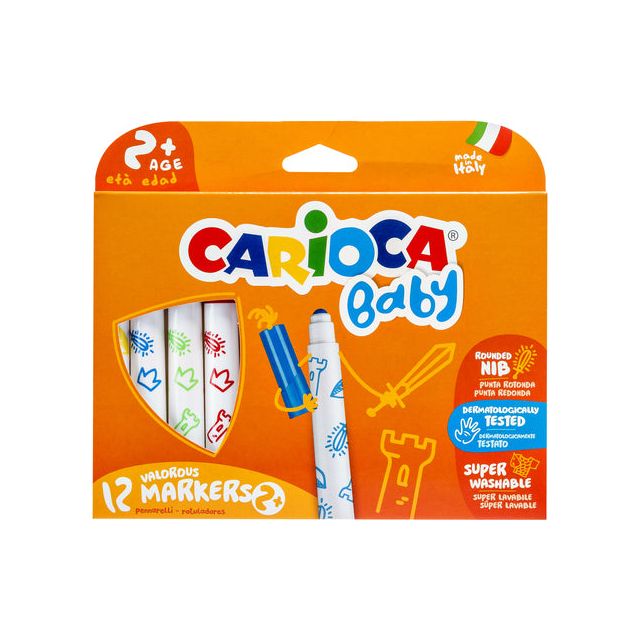 Carioca - Viltstift  baby ass | 12 stuks