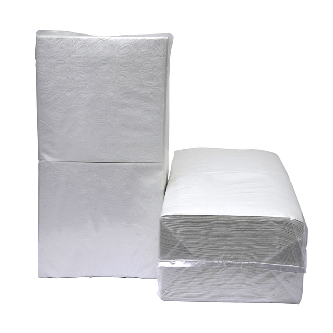 IEZZY horeca en cate -  Servetten blanco 1/4vouw 1-laags 4500 stuks