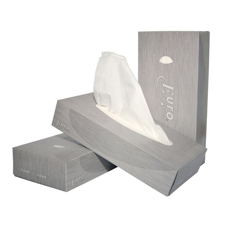Euro Products - Mouchoirs Produits 2 couches 100 feuilles blanc 140040 | 40 pièces